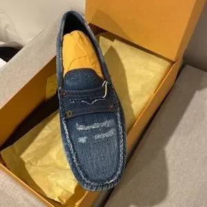 Tod’s Mens Denim Loafers Size 6.5 Tod main image 2